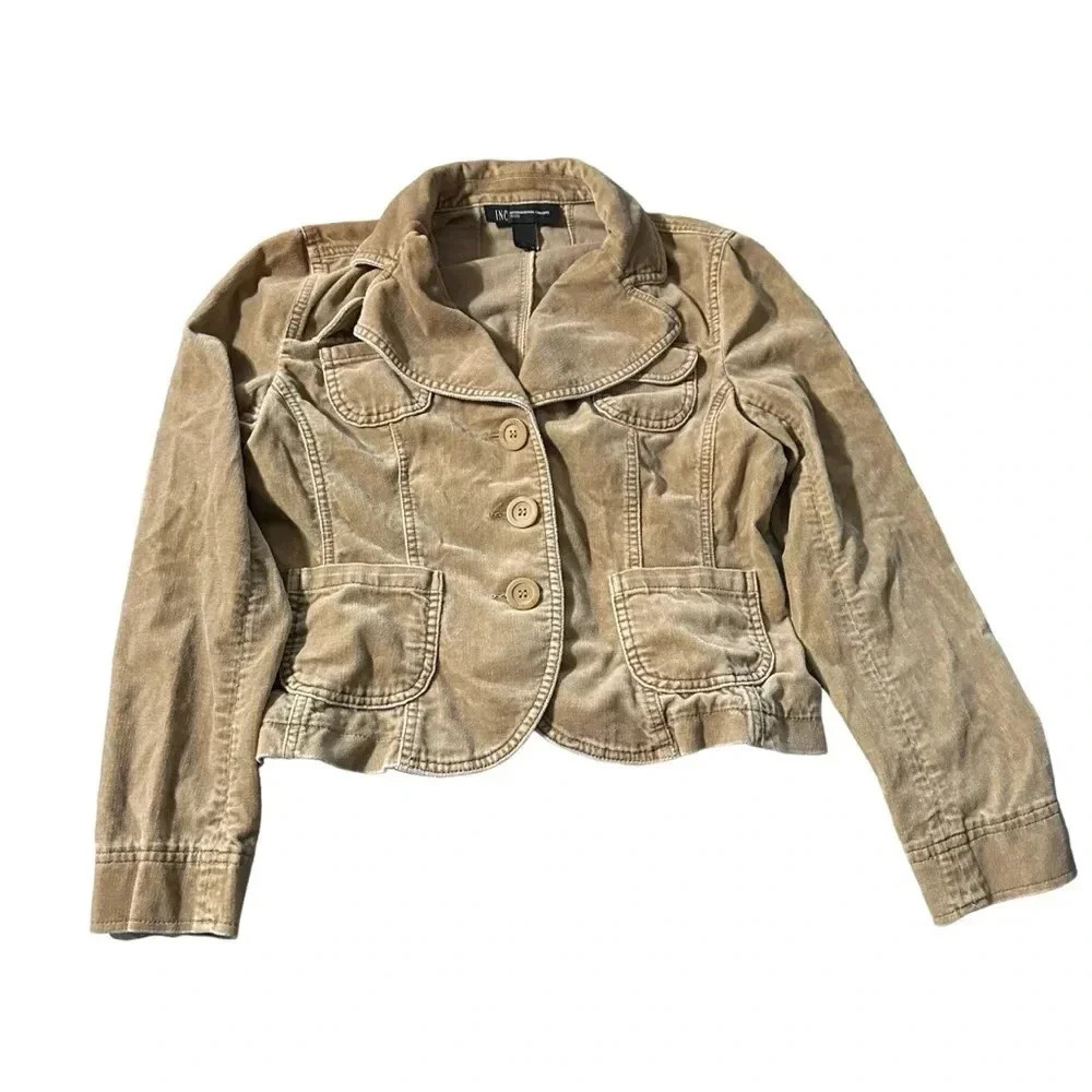 INC petite women's small tan jacket